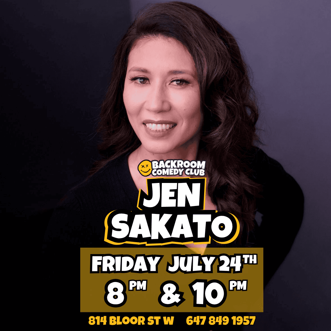 Jen Sakato live @ Backroom Comedy Club | One Night ONLY!